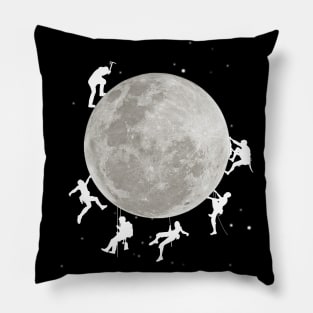 Sports in the moon Pillow