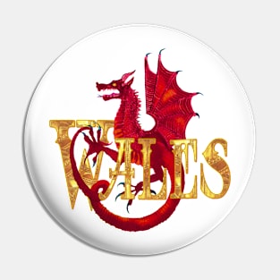 WALES RED DRAIG Pin