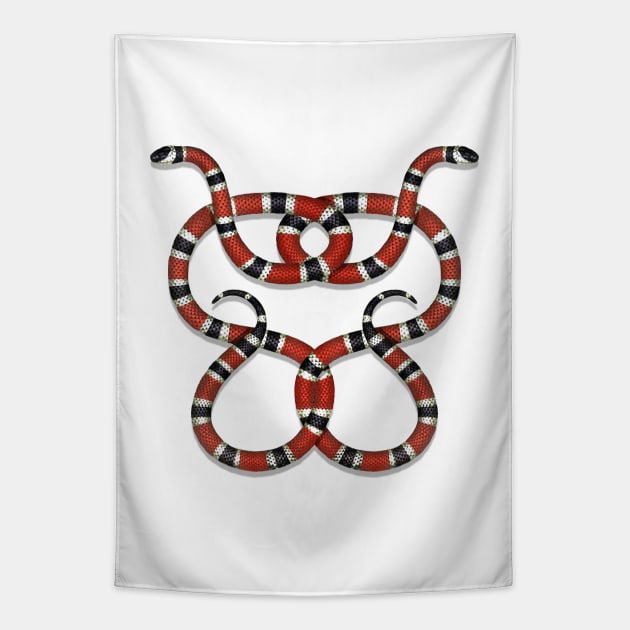 Double Take Snake Tapestry by Artizan