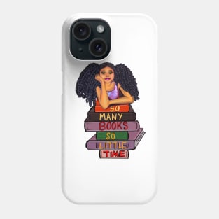 So many books so little time. For those who love books and reading Phone Case