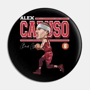 Alex Caruso Chicago Cartoon Pin