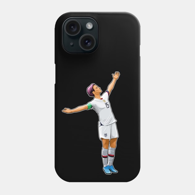 Megan Rapinoe #15 Iconic Phone Case by RunAndGow