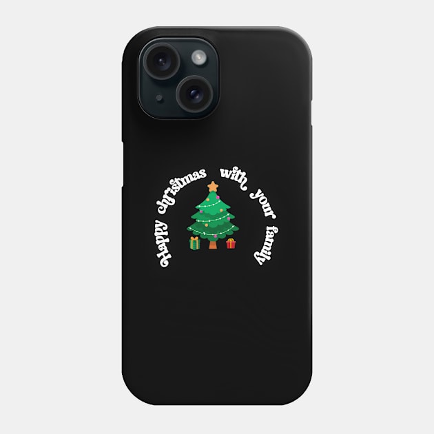 Christmas tree familly Phone Case by Beautiful thing's