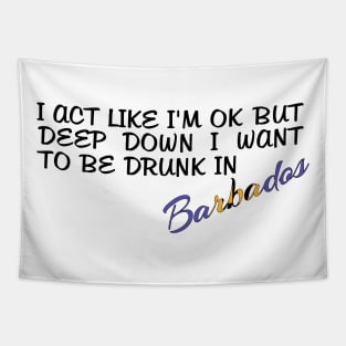 I WANT TO BE DRUNK IN BARBADOS - FETERS AND LIMERS – CARIBBEAN EVENT DJ GEAR Tapestry