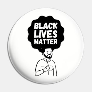 Black Lives Matter (Man) Pin