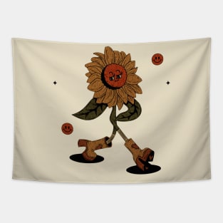 retro flower Tapestry