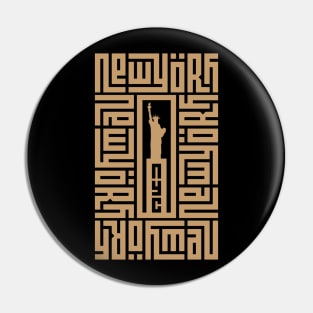 New York Statue Liberty Pin