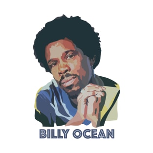 Billy Ocean with Text T-Shirt