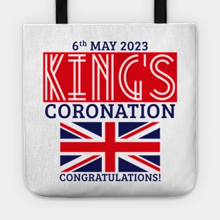 King’s Coronation, 6th May 2023 – Congratulations (Red) Tote