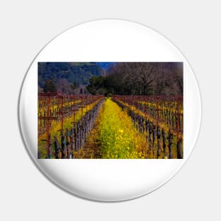 Sonoma Mustard Vineyards Pin