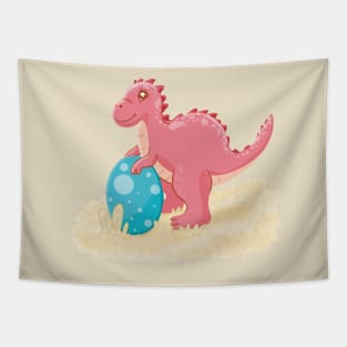 Easter dino egg Tapestry