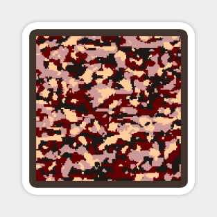 Chocolate Digital Camouflage Magnet