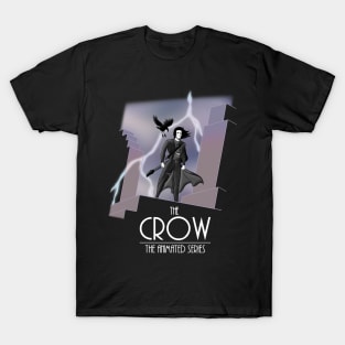 The Crow Brandon Lee Red Wing Logo Black Unisex T-Shirt - The Crow