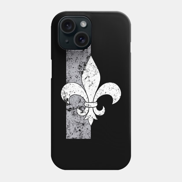 Fleur de lis Argent Shroud Phone Case by SimonBreeze