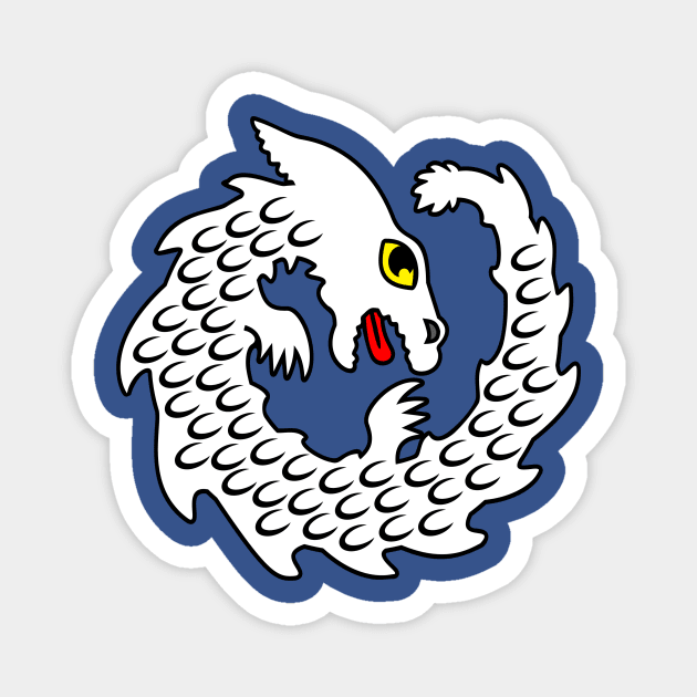 Cute Falkor The Luck Dragon Design Magnet by LuckDragonGifts