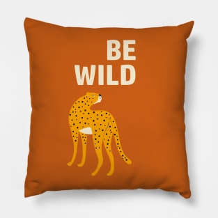 Be wild leopard Pillow