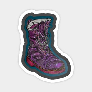 Purple Pop Boot by Jason Hancock Magnet