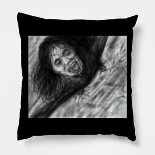 The Exorcist Black and White Pillow