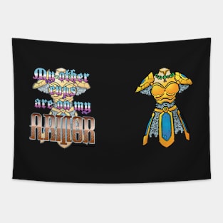 Gamer Girl Armour Tapestry