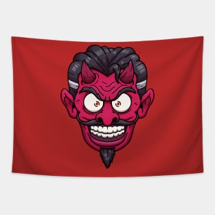 Devil Face Tapestry