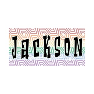 LGBTQ PATTERN AMERICA JACKSON T-Shirt