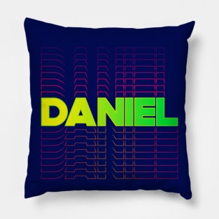 Daniel gift idea for boys men first given name Daniel Pillow