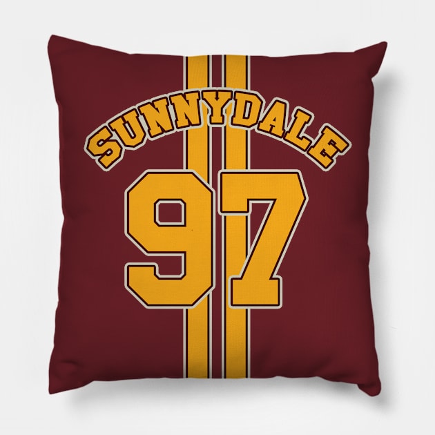 Sunnydale Sports Team Pillow by SimonBreeze