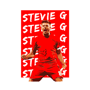 Steven Gerrard Illustration T-Shirt