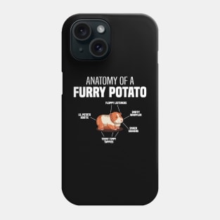 Anatomy of a Furry Potato, Rodents Guinea Pigs Lover and owner Phone Case