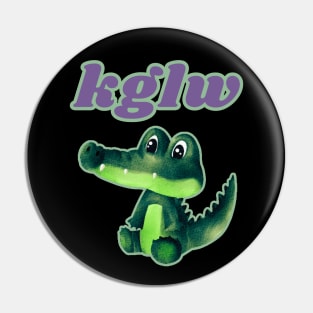 King Gizzard Gator Baby KGLW Design Pin