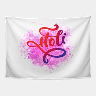 Happy Holi Celebration India Hindu Matching Men Women Kids Tapestry