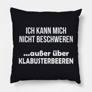 Klabusterbeeren Popo Klohumor lustige Geschenke Pillow