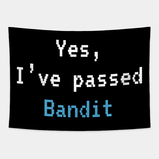 Passed BANDIT (White W Blue): A Cybersecurity Design Tapestry by McNerdic