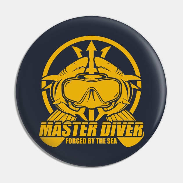 Master Diver Pin by TCP