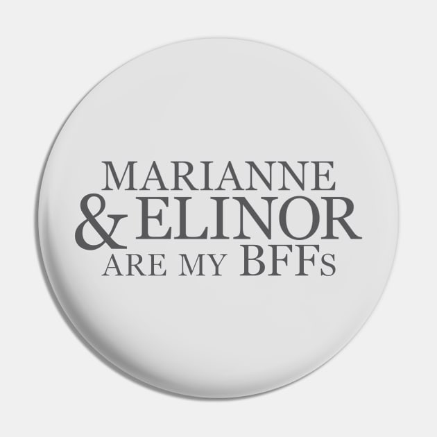 Book BFFs - Marianne/Elinor Pin by jayMariah