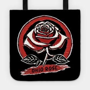The Ohio Painted Rose Tote