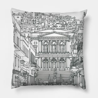 Syros Island Greece Pillow