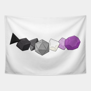 Pride Dice Ace Asexual Tapestry