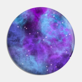 Colorful Nebula Galaxy Pin