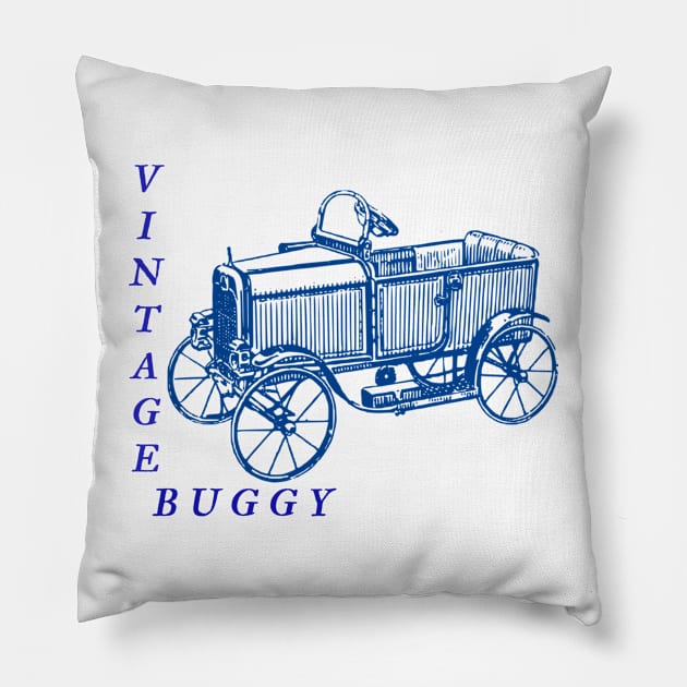 Vintage Buggie Pillow by Sarcastic101