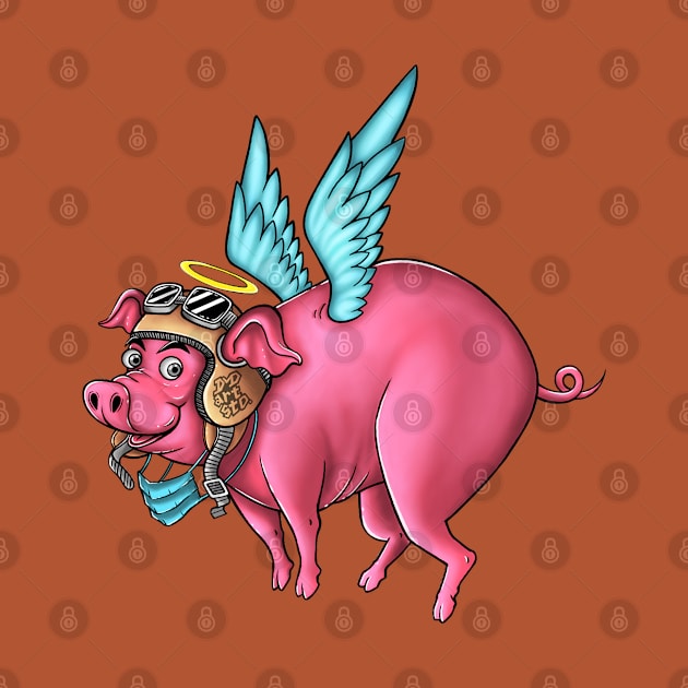 Angel Pig by DMD Art Studio