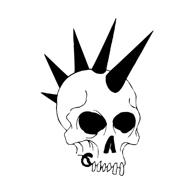 Spiked Skull Swagger by Salaar Design Hub