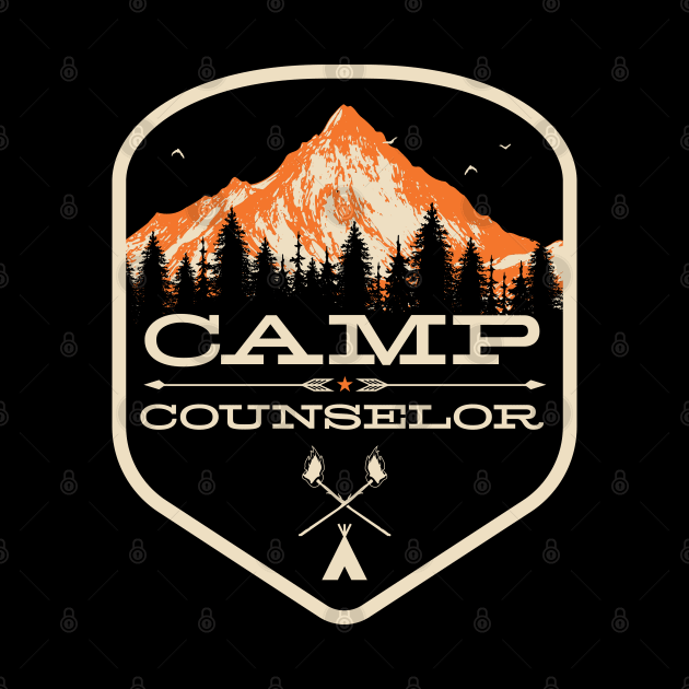 Camp Counselor Design - Camp Staff T-Design by Vector Deluxe