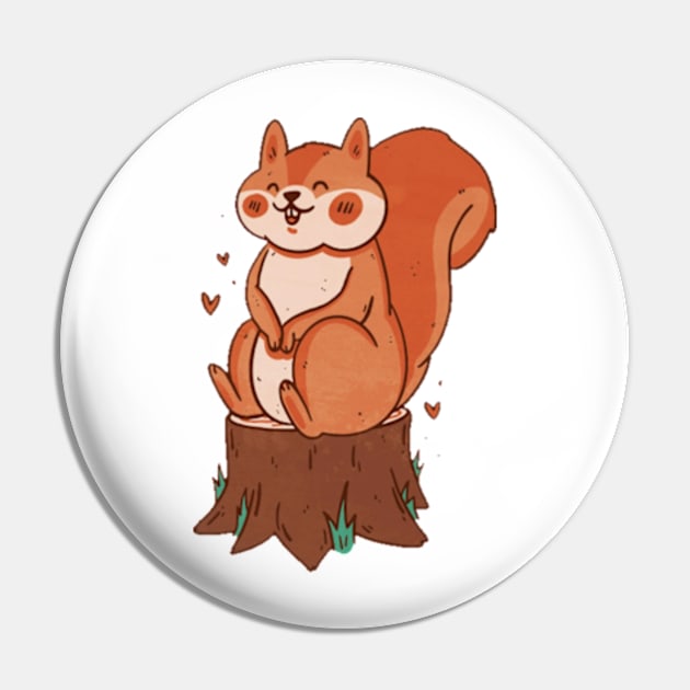 Squirrel Whisperer Funny Forest Animal Squirrel Lover Pin by lunacreat