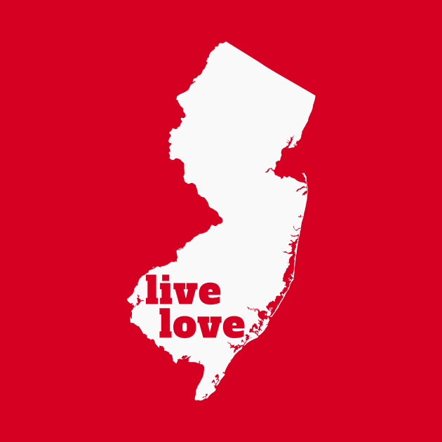 New Jersey - Live Love New Jersey by Yesteeyear