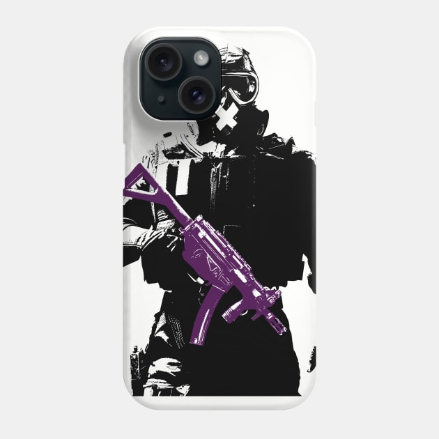 Rainbow Six Siege Mute T-Shirt Phone Case by Donut