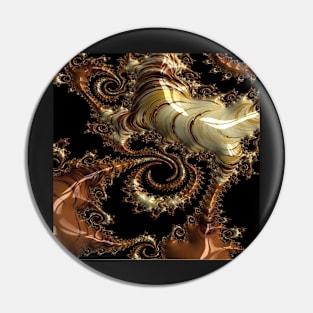 Golden world of wonders fractal Pin