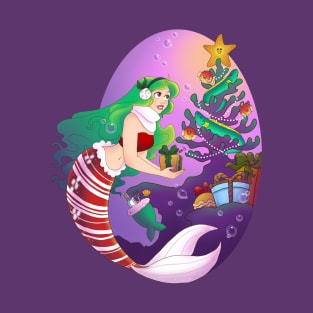 Mermaid Christmas T-Shirt