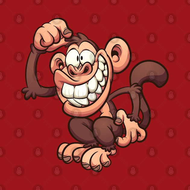 Cartoon  monkey by memoangeles