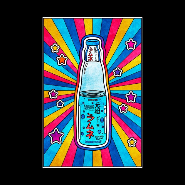 Ramune Japanese Soda by Kelly Louise Art